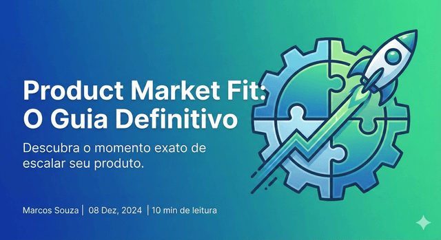 Product Market Fit: O Guia Definitivo (Sem "Bullshit")
